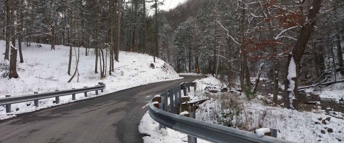 Beautiful Snow in Franklin, West Virginia.