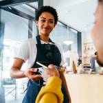 barista woman in a coffee shop