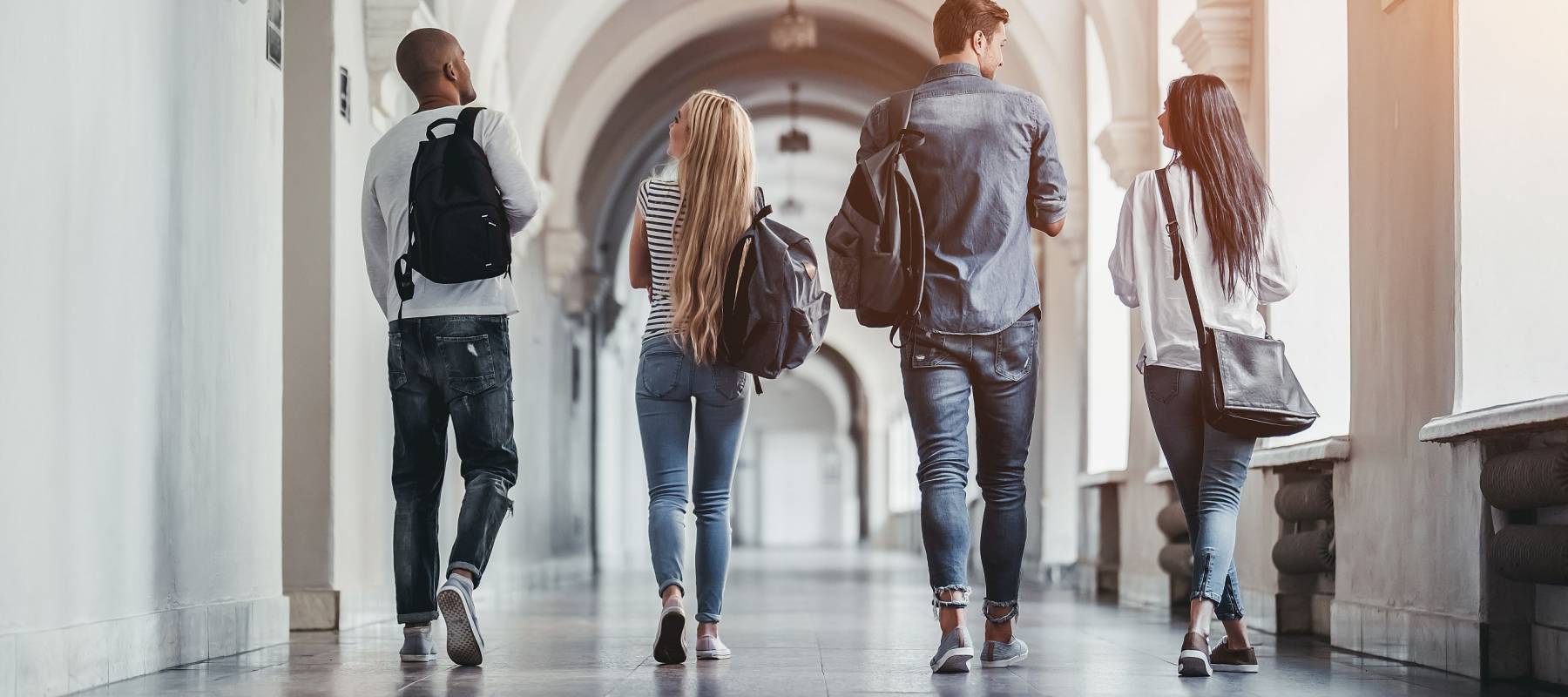 CAMBRIDGE, MA, USA - NOVEMBER 2, 2013: Harvard Yard, old heart of Harvard University campus, on a beautiful Fall day in Cambridge, MA, USA on November 2, 2013.