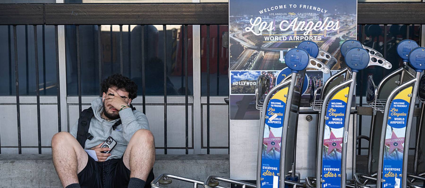 Person looking frustrated