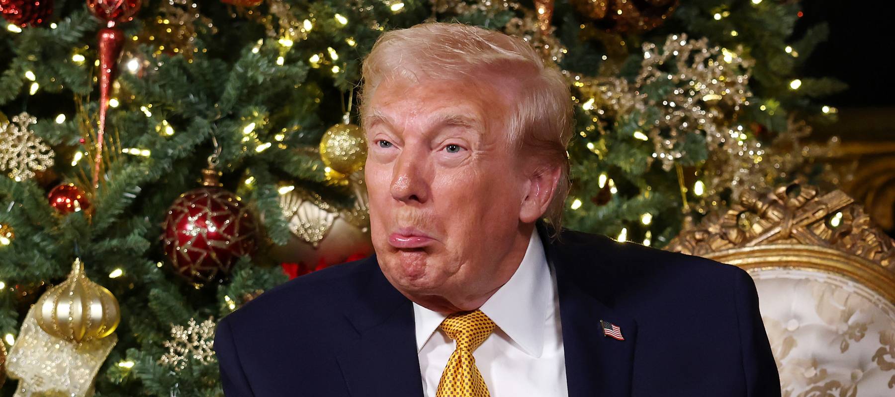 U.S. President Donald Trump calls children as he participates in tracking Santa Claus' movements with the North American Aerospace Defense Command (NORAD) Santa Tracker on Christmas Eve.