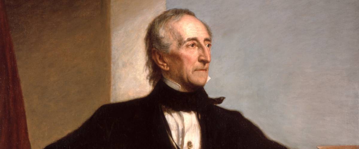 President John Tyler official presidential portrait by George Peter Alexander Healy