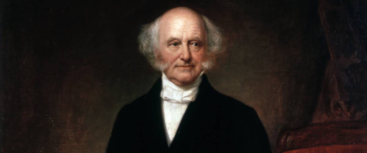 Official Presidential portrait of Martin Van Buren by George Peter Alexander Healy