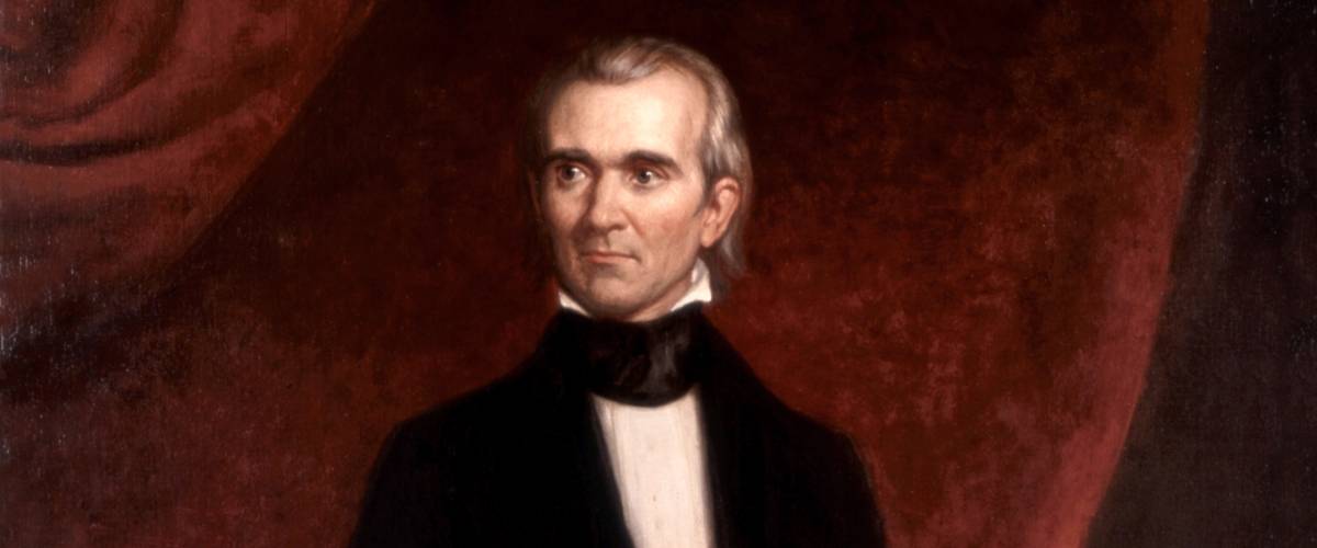 Official presidential portrait of James K. Polk by George Peter Alexander Healy