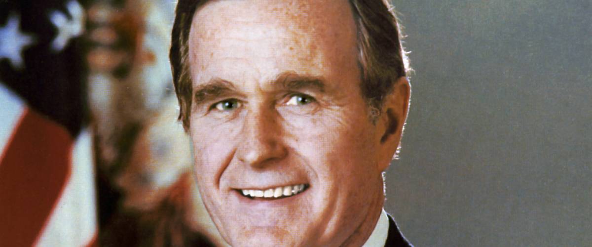 George H.W. Bush official vice presidential portrait, Library of Congress