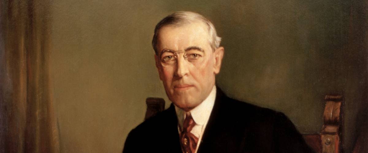 President Woodrow Wilson. Frank Graham Cootes / Official presidential portrait