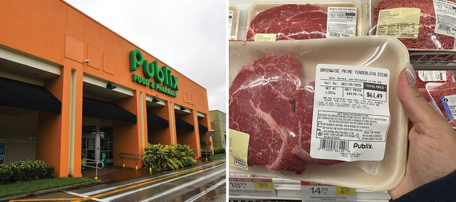 A $61 tenderloin at Publix has shoppers asking whether grocery prices have officially crossed the line.
