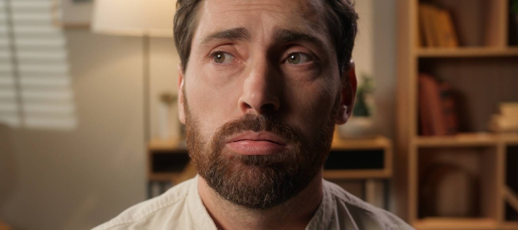 Frustrated looking man