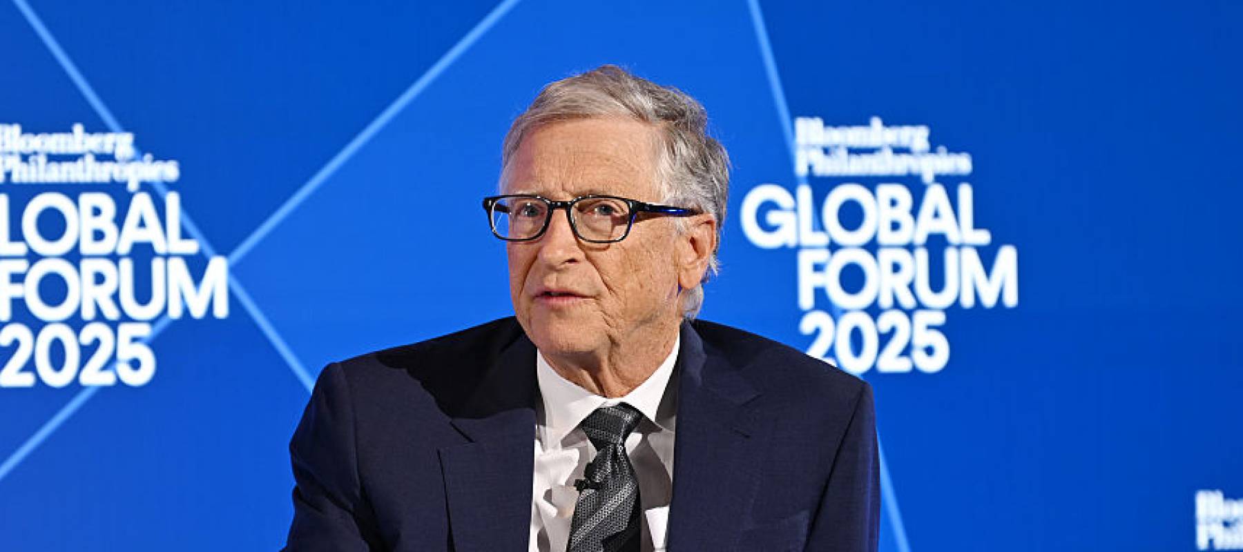 Bill Gates speaks onstage at the Bloomberg Philanthropies Global Forum 2025 at The Plaza Hotel on September 24, 2025 in New York City.