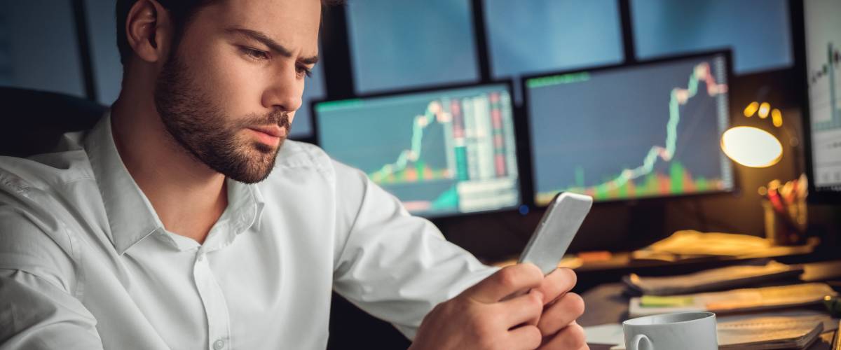 Trading on an investing app