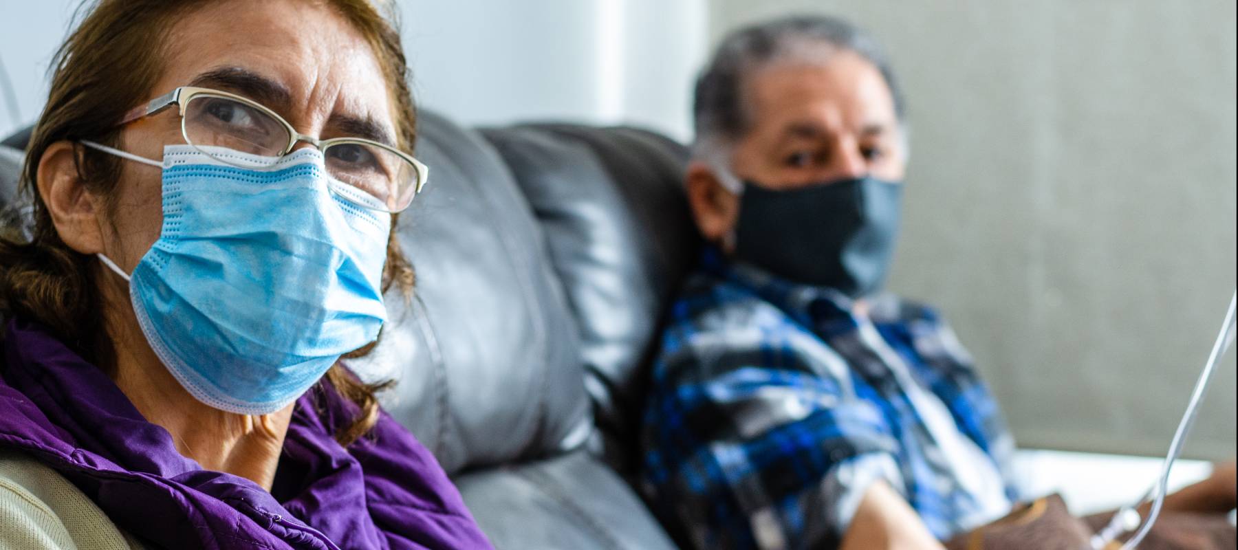 Older people get health care during COVID-19.