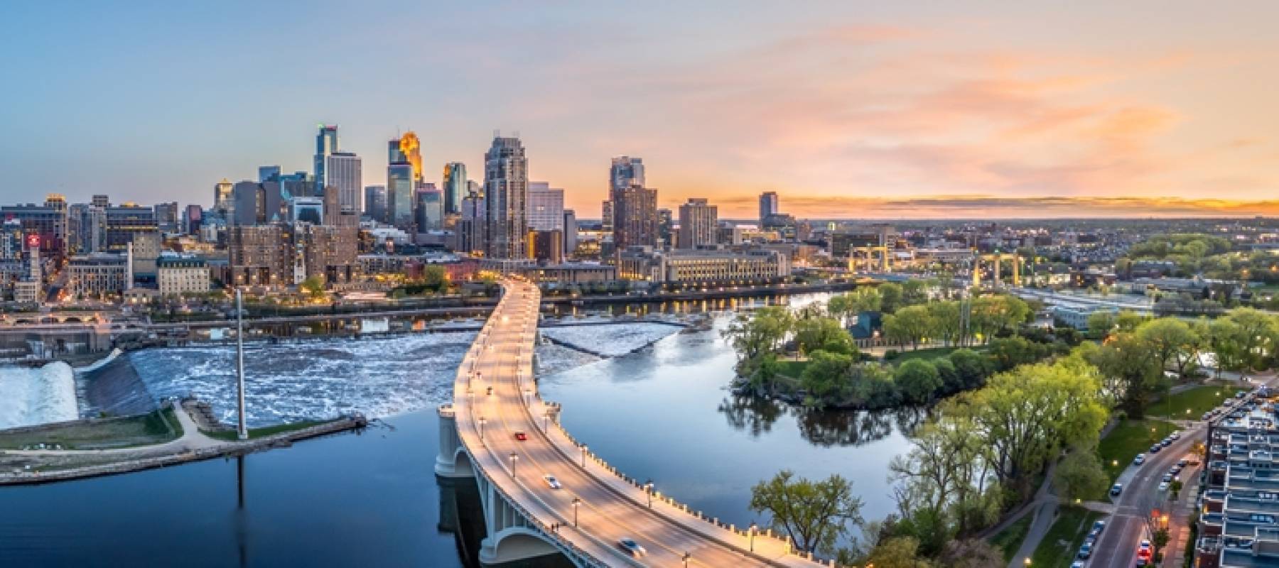 Twin Cities of Minneapolis and St Paul.