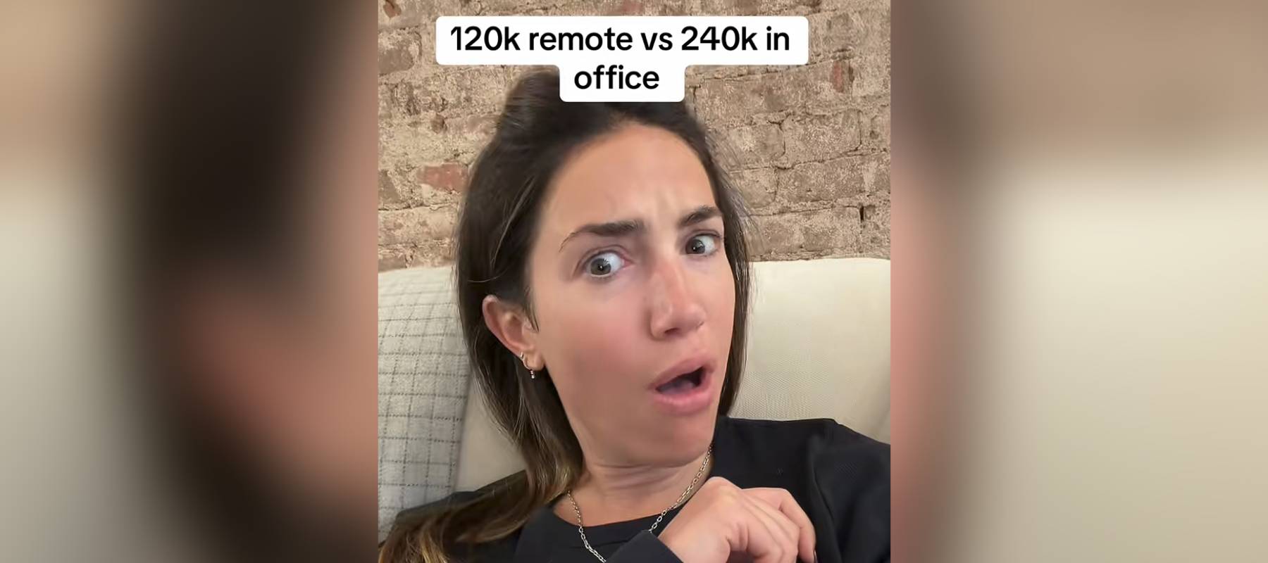 Christina Najjar, known as Tinx on TikTok, kicks off a debate about in-office and remote employment.