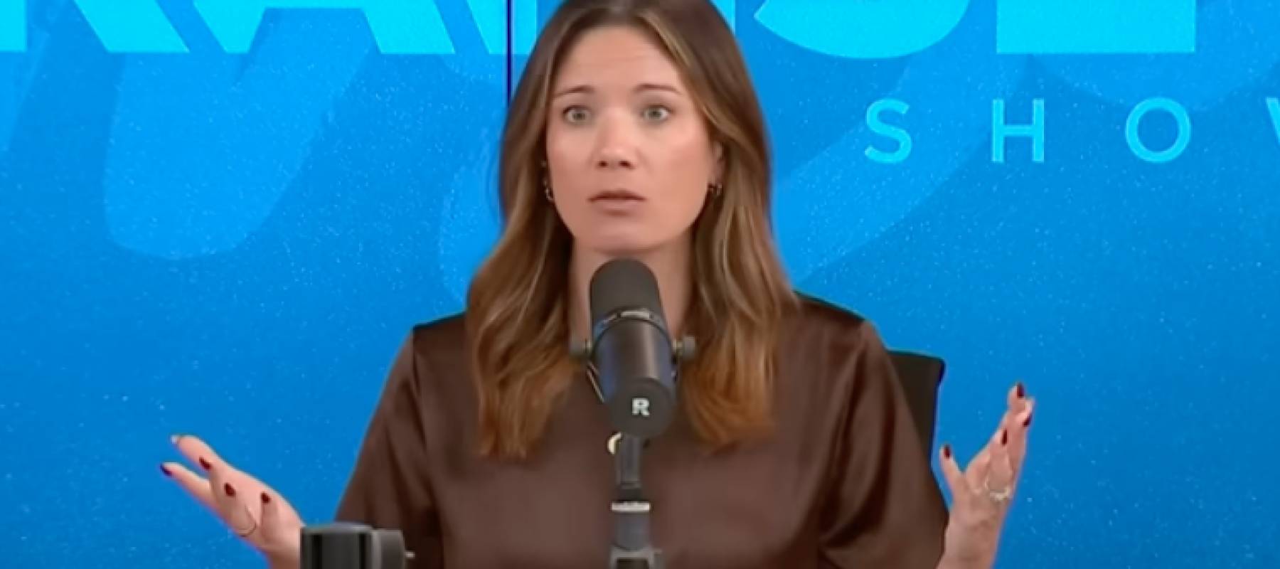 Rachel Cruze, cohost of The Ramsey Show, telling a caller that he and his wife are completely misaligned on their finances.