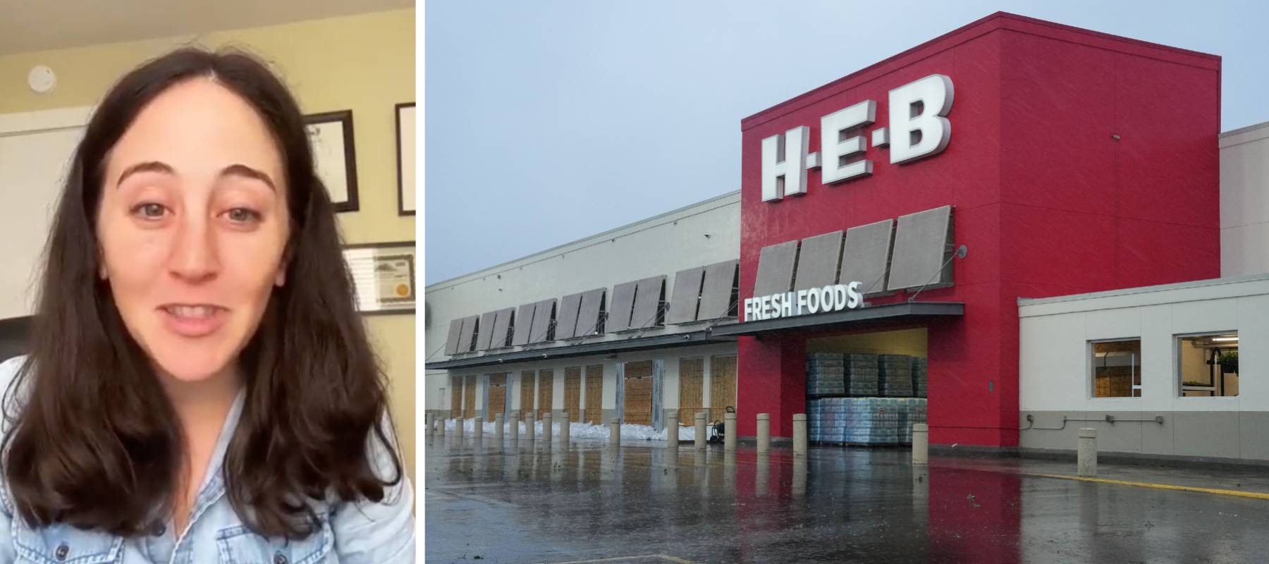 Eryn Schultz is a former supervisor at H-E-B in Texas