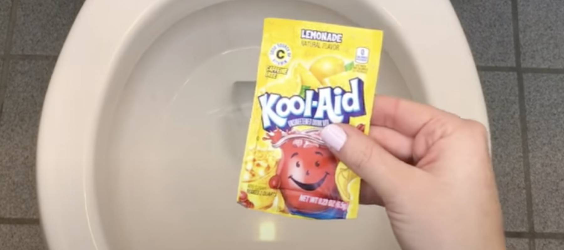 Kool-Aid and toilet