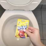 Kool-Aid and toilet