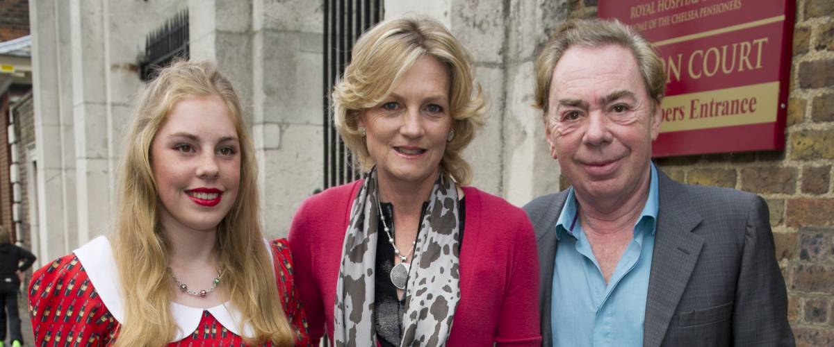 Andrew Lloyd Webber and family