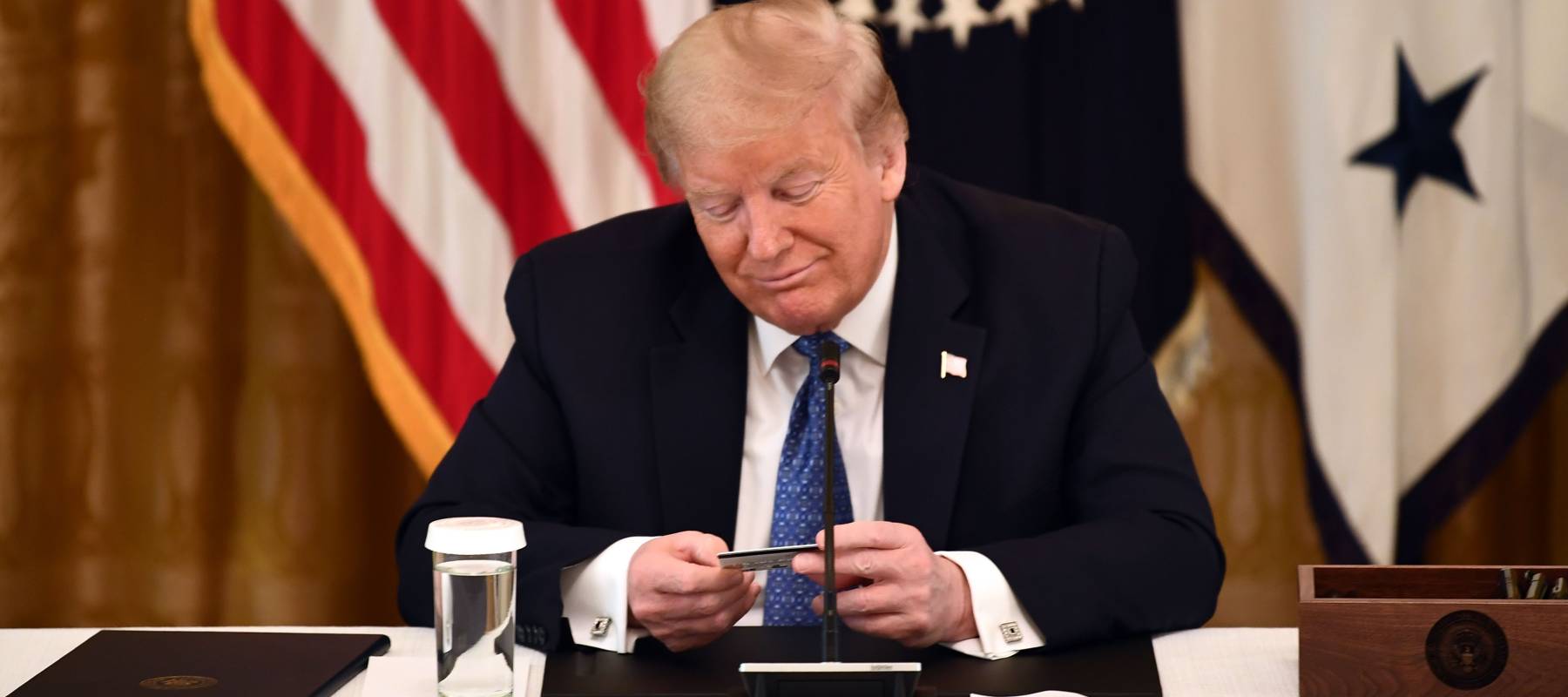 President Donald Trump has bipartisan support for his proposal to cap credit card interest rates at 10%.