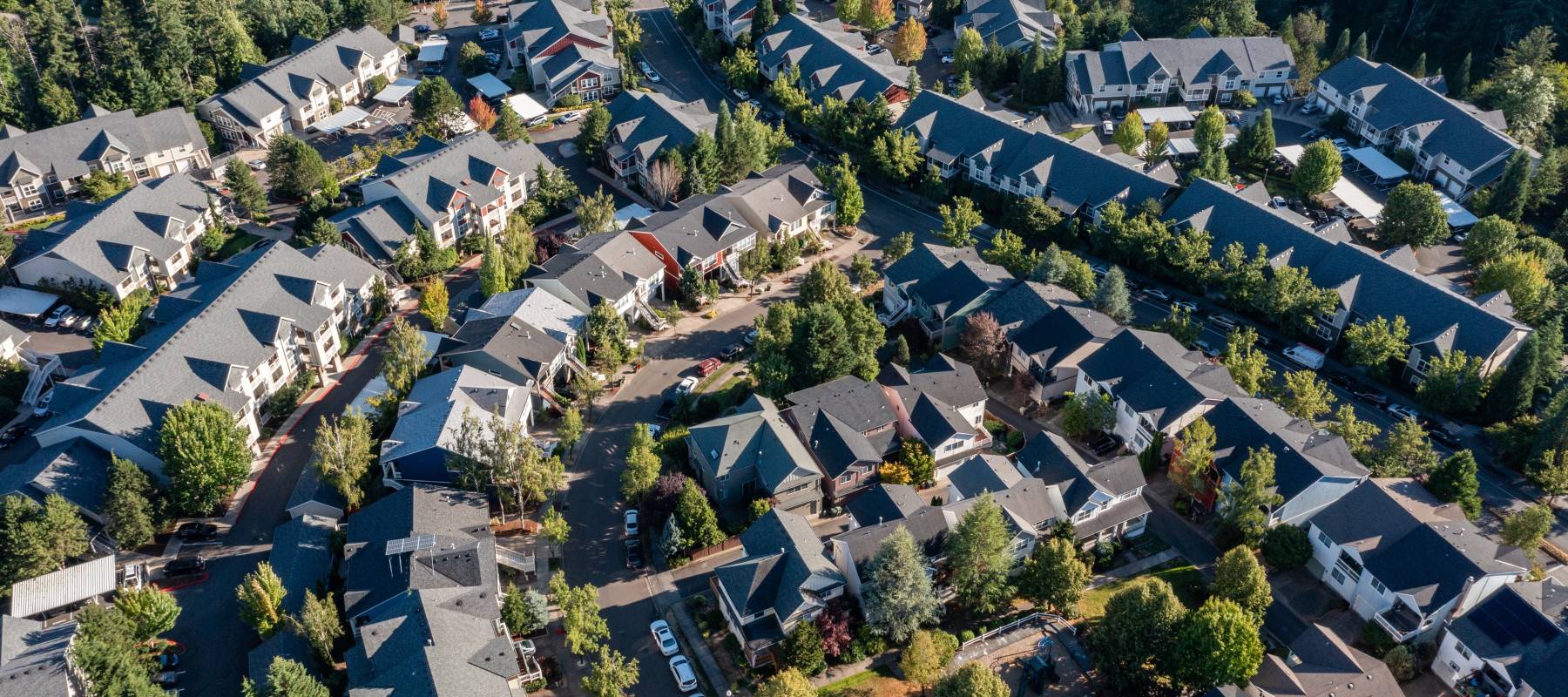 A suburban neighbourhood in Oregon has empty parking that could be used for passive income.