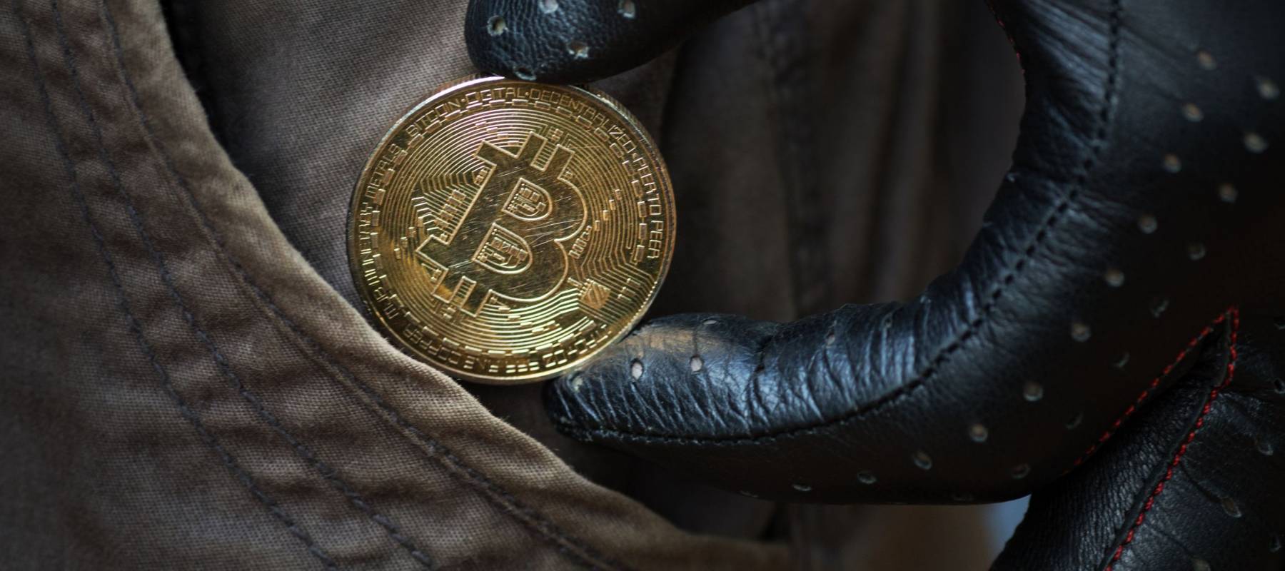 the thief steals a bitcoin from his pocket