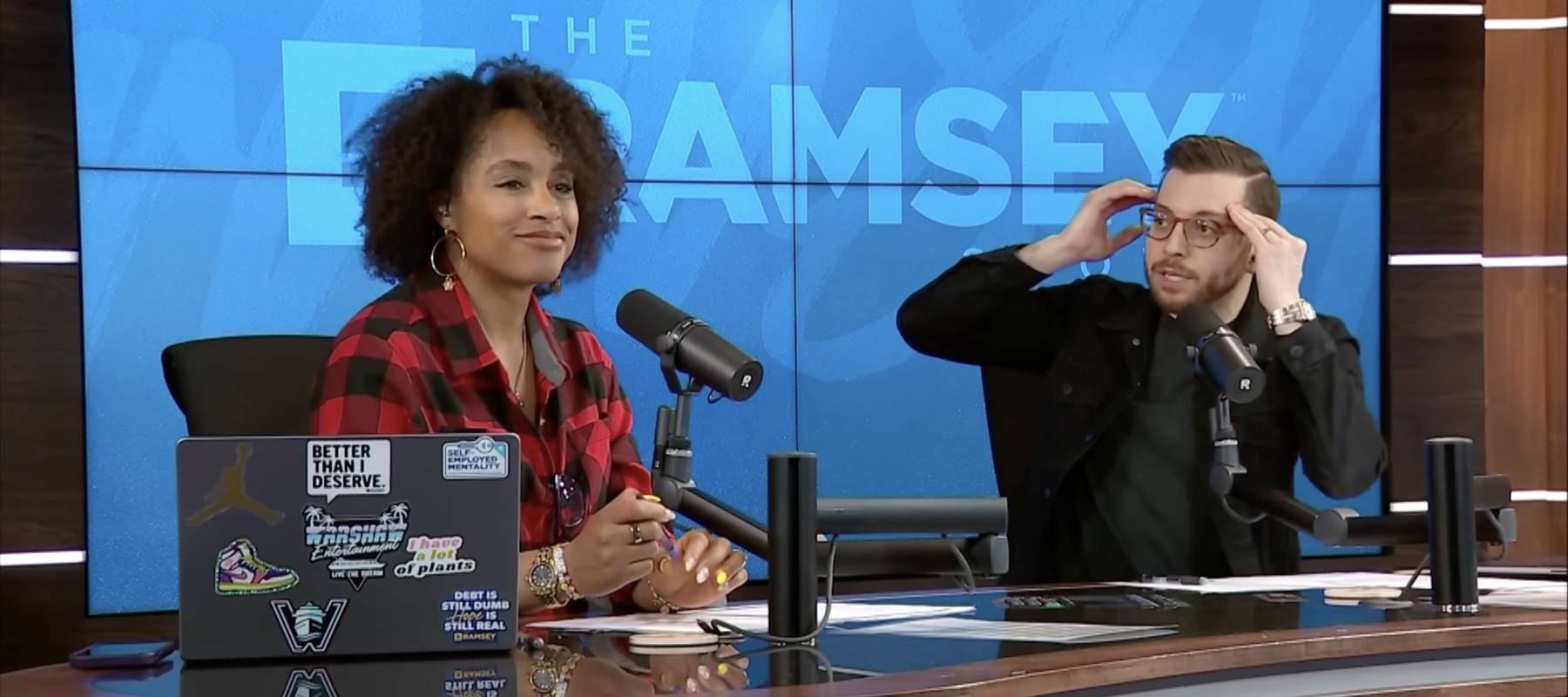 The Ramsey Show cohosts listen to caller's prickly situation.
