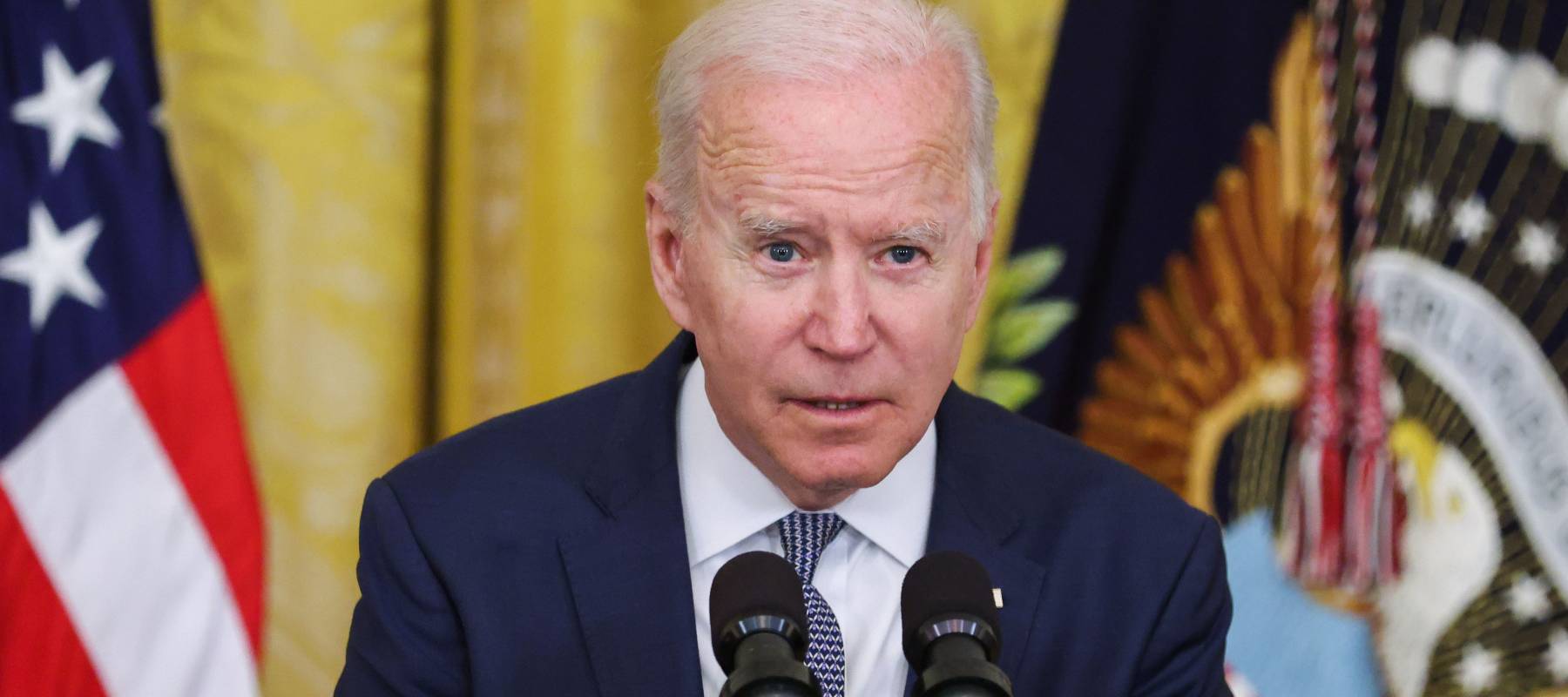 President Joe Biden speaking at the White House, Washington, D.C., - June 17, 2021