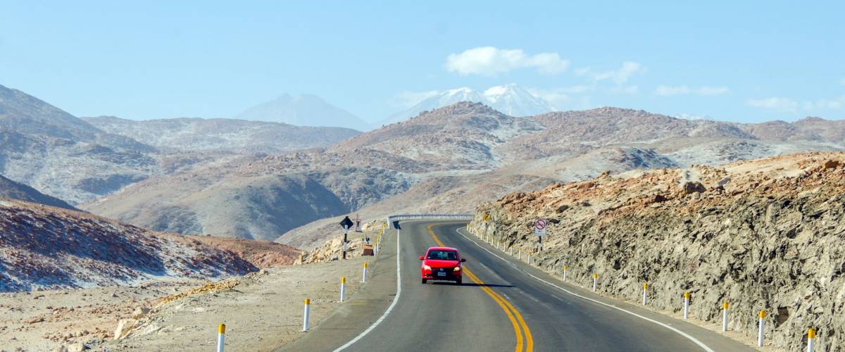 Pérou - route de la route panaméricaine à Arequipa