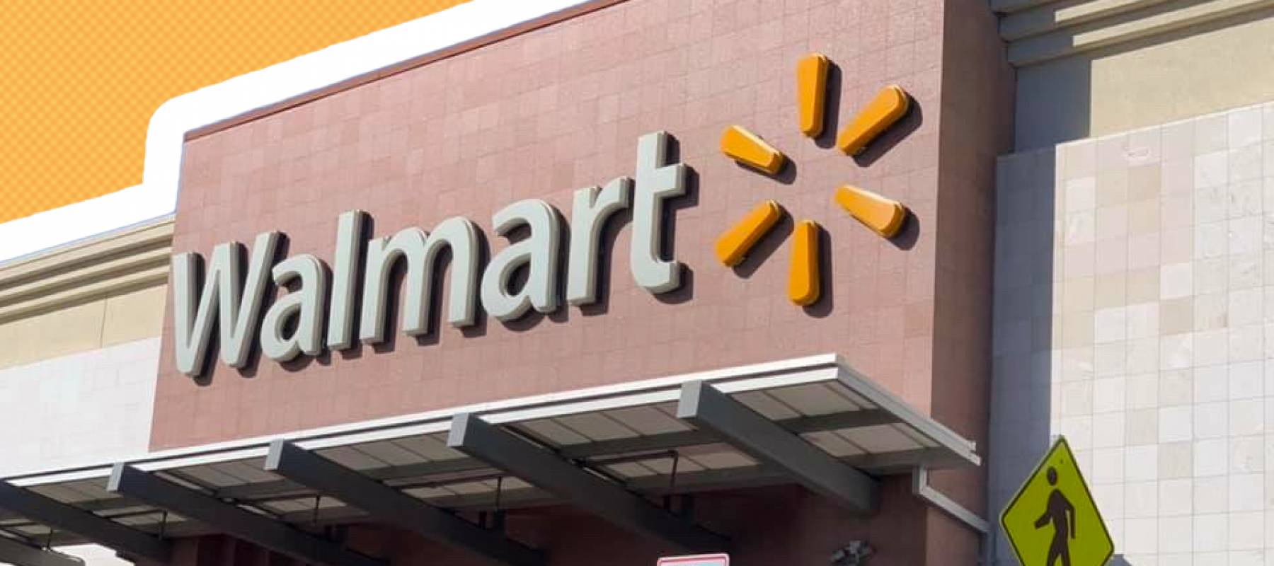 Storefront of Walmart.