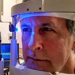 Man getting his eye pressure
