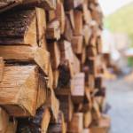 Stacks of Firewood. Preparation of firewood for the winter.Pile of Firewood.Firewood background