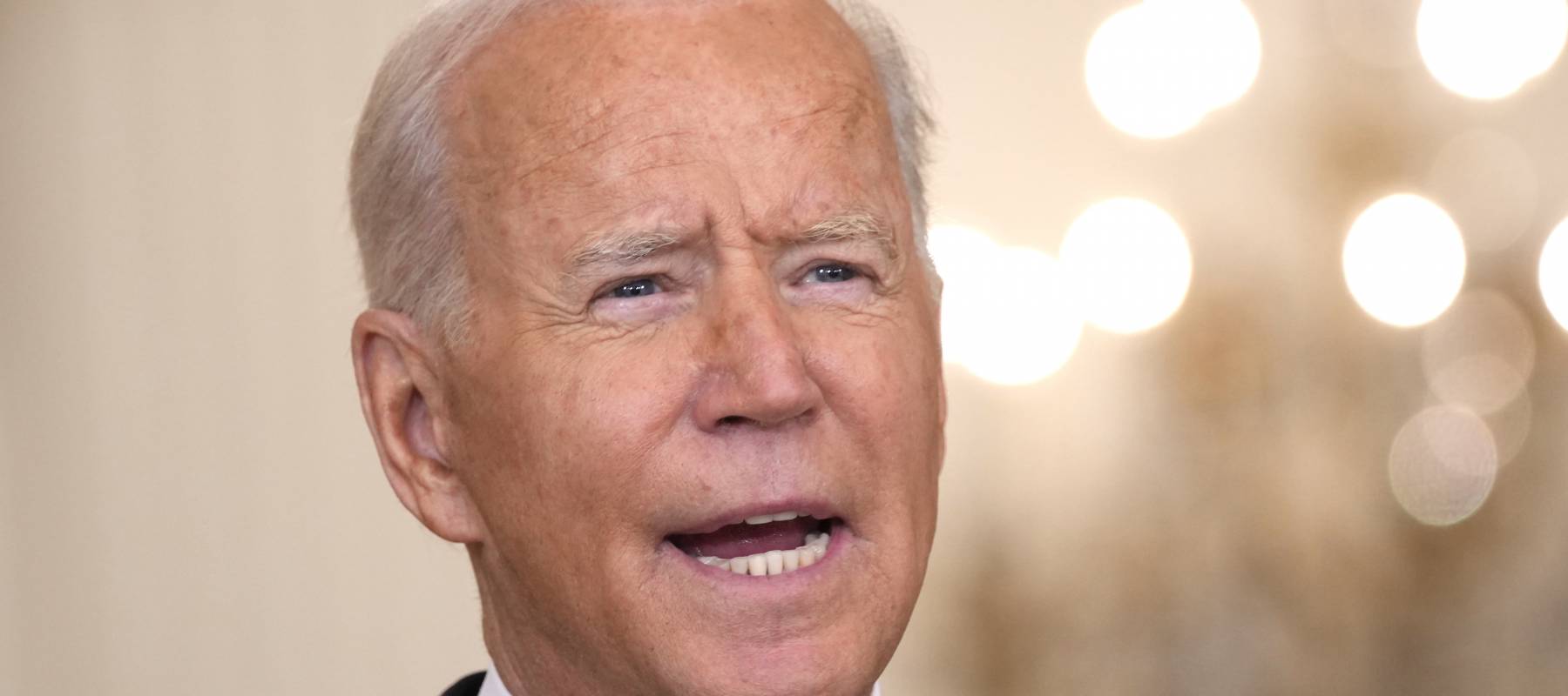 President Joe Biden speaking at the White House, Washington, District of Columbia, Aug. 18, 2021