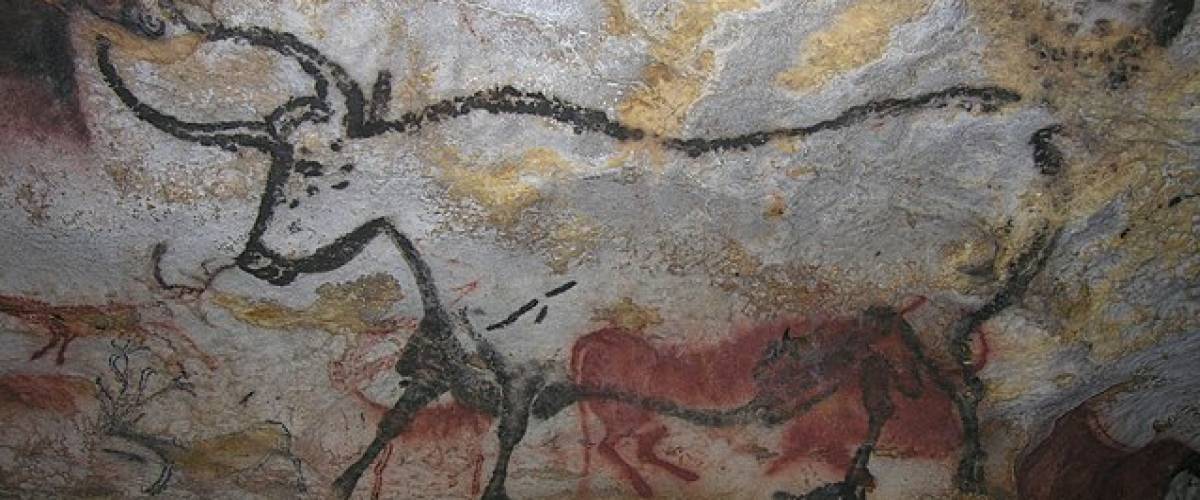 Prehistoric art in Lascaux Caves, France
