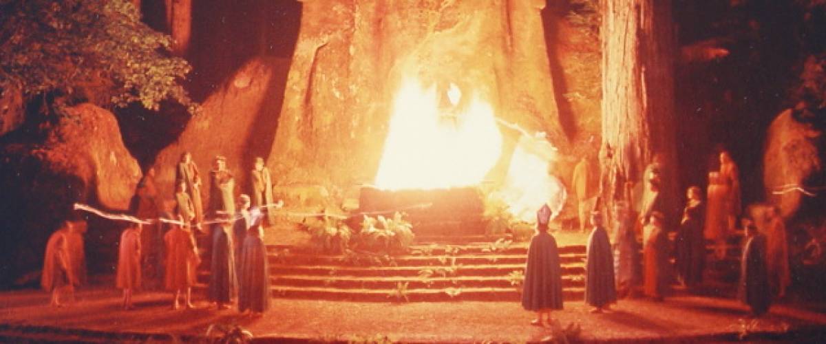 Owl burning at Bohemian Grove