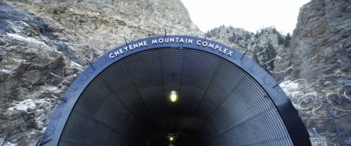 Entrance to Cheyenne Mountain Complex