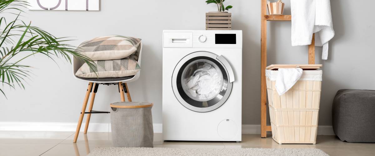 Modern home laundry room