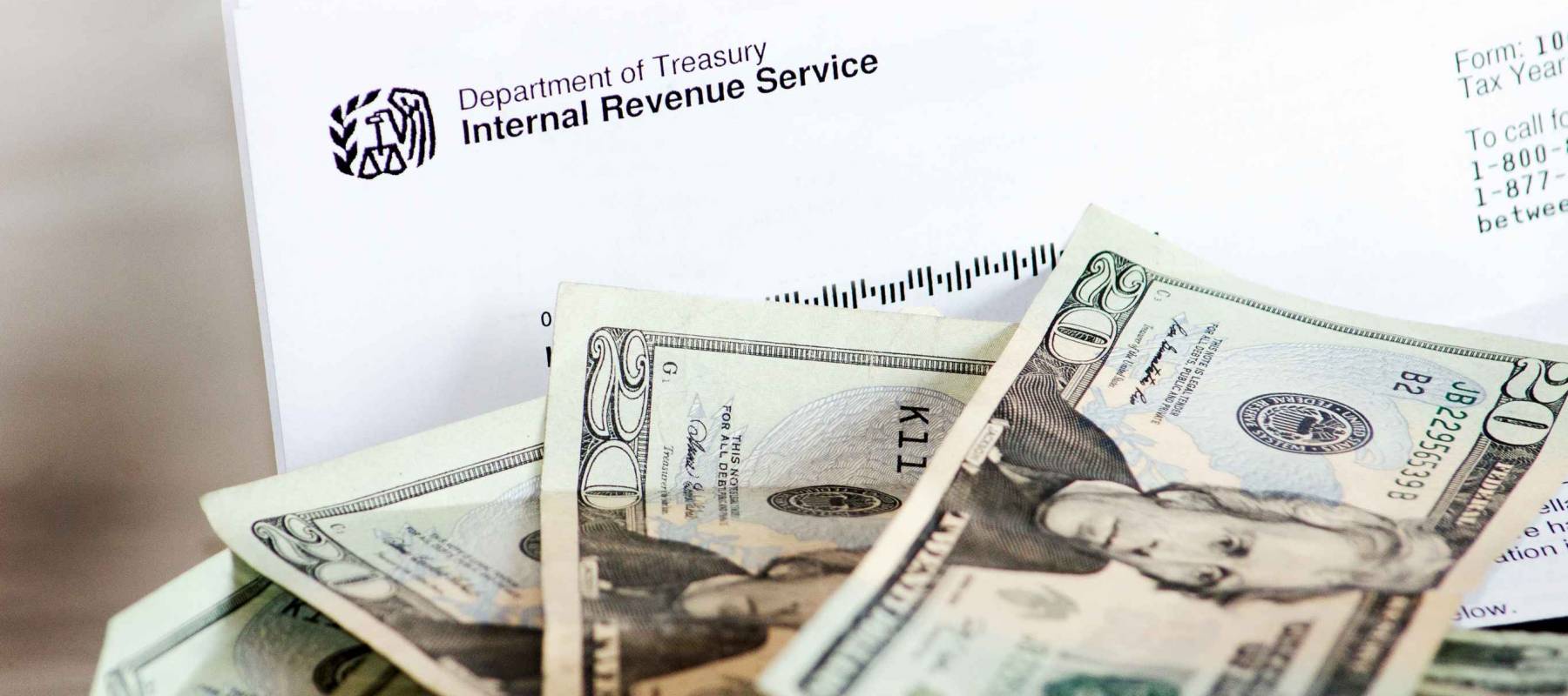 Chesterton Indiana USA, may 2014; a letter From the IRS usually means send more money!