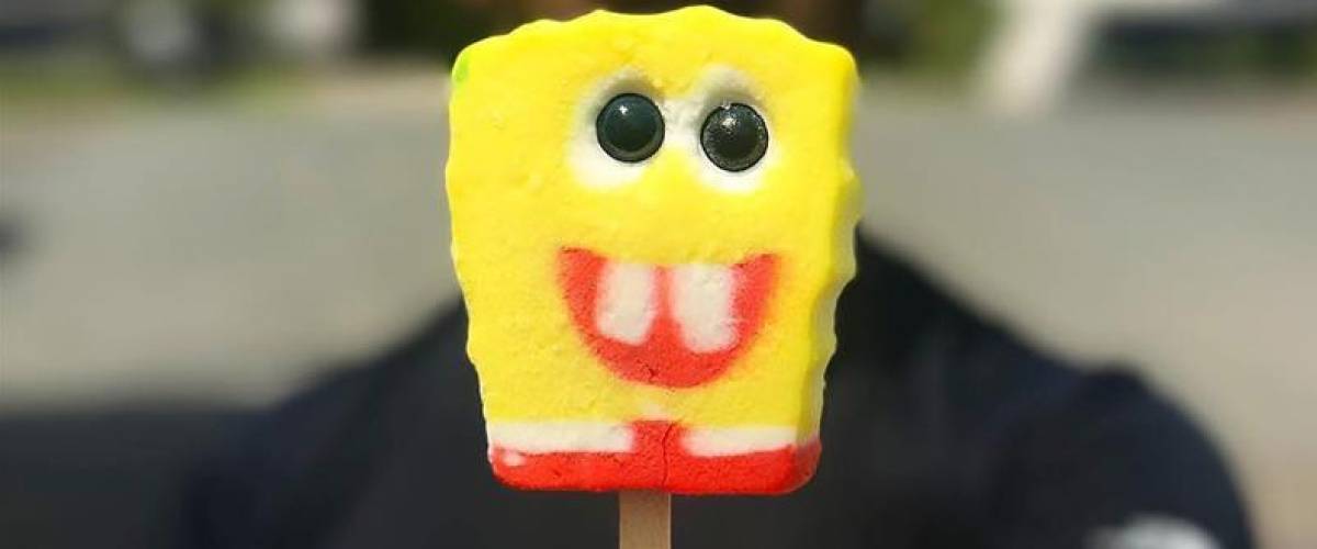 Spongebob Squarepants popsicle