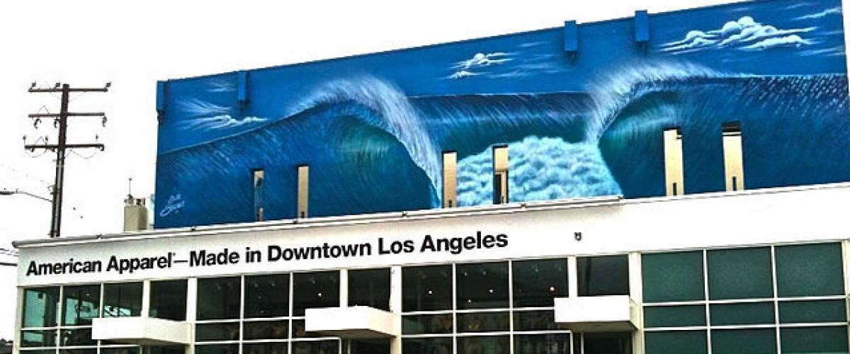 American Apparel storefront in Malibu, CA