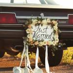 Just married car
