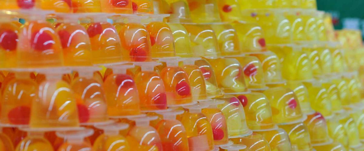 Close-up fruit jelly