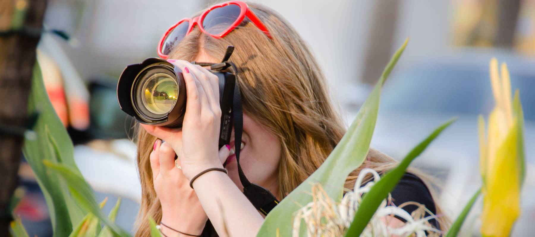 Photographer takes a snap