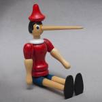 pinocchio liar with big nose