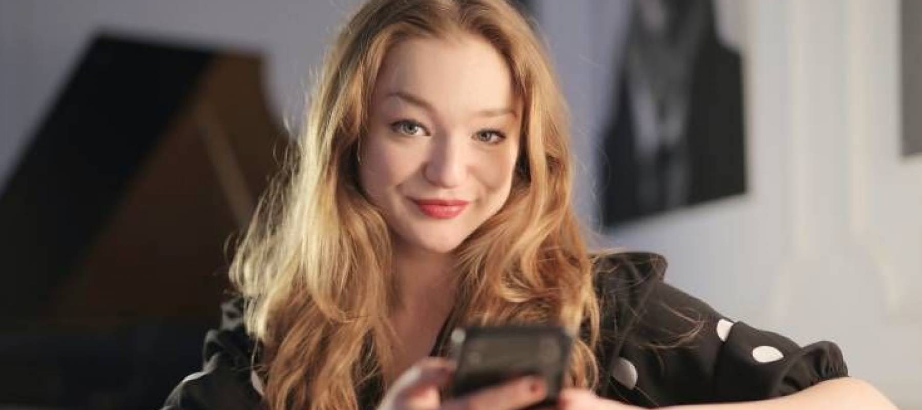Woman on phone