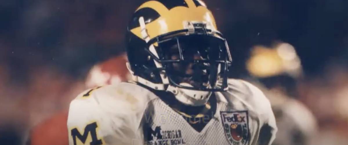 David Terrell at Michigan football game