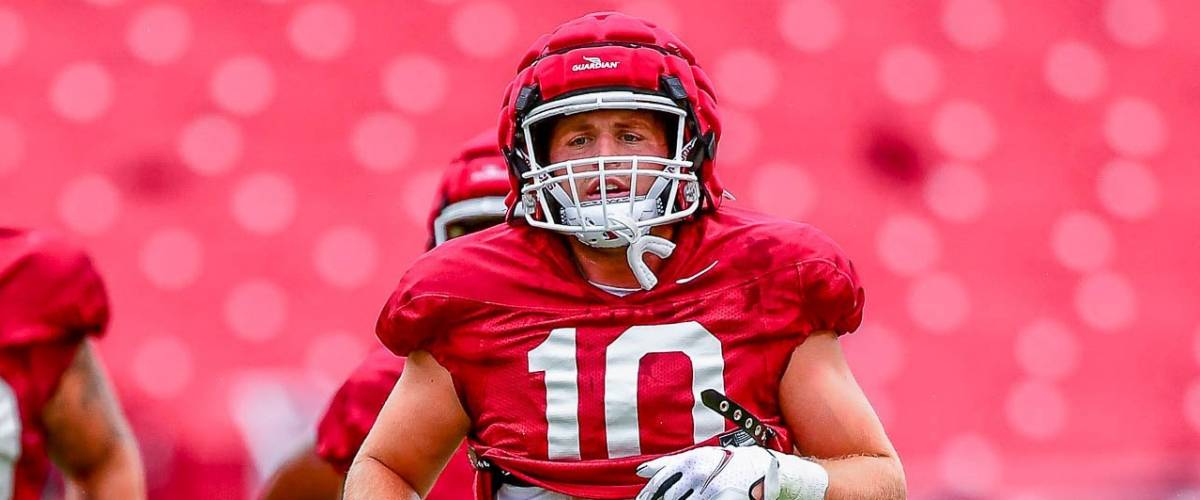 Todd Blackledge during football game in Kansas City