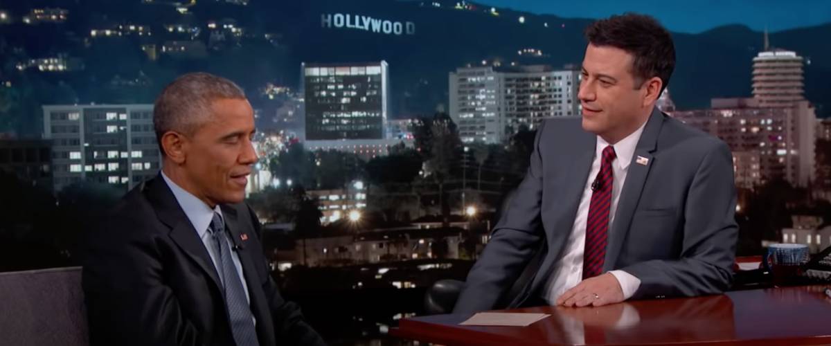 Barack Obama on Jimmy Kimmel show