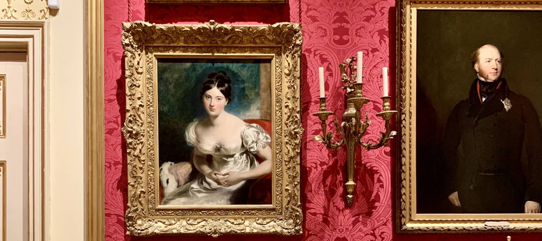 The Wallace collection museum in London. Red room