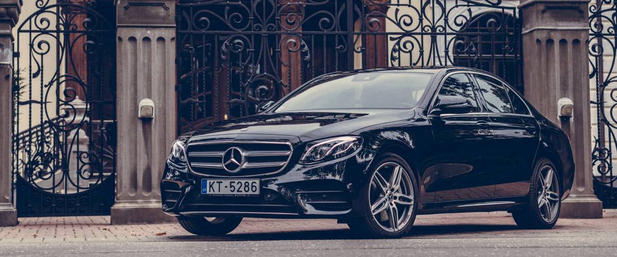 Mercedes-Benz E-Class E350d Fifth generation W213 on road