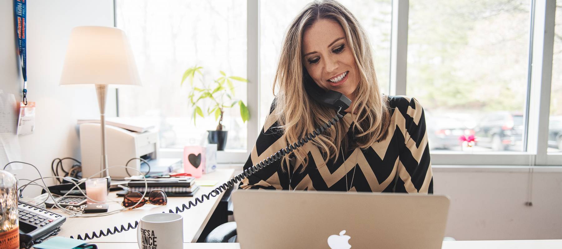 Woman working in office
